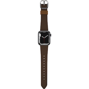 OtterBox Symmetry Cactus Leather Watch Band for Apple Watch Series 7/8/9 38/40/41/42mm Rich Adobe (Brown)