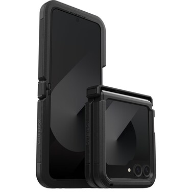 OtterBox Defender XT Case for Samsung Galaxy Z Flip6, Shockproof, Drop Proof, Ultra-Rugged, Protective Case, 4X Tested to Military Standard, for Foldable Phones, Black
