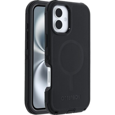 OtterBox iPhone 16 Plus Defender Series Case - Black (Single Unit Ships in polybag)