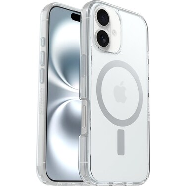 OtterBox iPhone 16 Symmetry Series Clear Case - Clear (Ships in polybag, Ideal for Business customers)