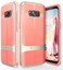 VENA Galaxy S8 Plus Case, [vAllure] Wave Texture [Bumper Frame][CornerGuard Shockproof   Strong Grip] Slim Hybrid Cover for Samsung Galaxy S8 Plus (Gold/Coral Pink)