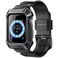 SUPCASE for Apple Watch 9/8/7/6/SE/5/4 45/44mm Case with Band (Unicorn Beetle Pro), [Anti-Scratch] [Bumper Protector] Rugged Men Cover with Adjustable Strap Band for iWatch 9/8/7/6/SE/5/4, Black