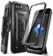SUPCASE for iPhone SE 3rd Generation / iPhone SE 2nd Generation / iPhone 7/ iPhone 8 Case (Unicorn Beetle Pro), with Screen Protector &amp; Stand &amp; Holster Rugged Phone Case for Apple iPhone SE, Black