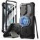 i-Blason Armorbox for Samsung Galaxy S25 Ultra Case MagSafe with Camera Cover Stand [Military Protection] Full-Body Heavy Duty Magnetic Phone Case with Screen Protector for S25 Ultra 6.9 inch, Black
