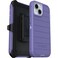 OtterBox iPhone 15, iPhone 14, and iPhone 13 Defender Series Pro Case - MOUNTAIN MAJESTY (Purple), screenless, rugged &amp; durable, with port protection, includes holster clip kickstand