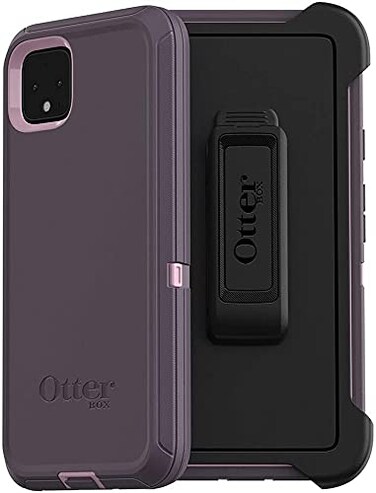 OtterBox Defender Series Screenless Edition Case for Google Pixel 4 XL - Bulk Packaging - Purple Nebula (Winsome Orchid/Night Purple)