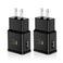 Adaptive Fast Charging USB Wall Charger Adapter Compatible Samsung Galaxy S21 S20 S10 S6 S7 S8 S9 / Edge/Plus/Active, Note 5 8, Note 9, Note 10, LG Quick Charge, Android Phone Travel Plug (2 Pack)