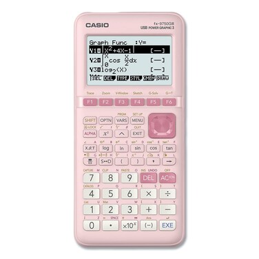 Casio fx-9750GIII Pink Graphing Calculator (fx-9750GIII-PK)