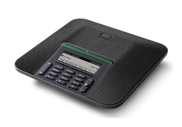 CISCO IP Conference Phone 7832 with Multiplatform Firmware, 360-Degree Microphone Coverage, 3.4-inch Monochrome LCD, Class 2 PoE, Supports 1 Line, 1-Year Limited Hardware Warranty (CP-7832-3PCC-K9=)