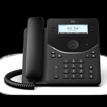 Cisco 9841 IP Phone - Corded - Desktop - Carbon Black - 4 x Total Line - VoIP - 3.5" LCD - 2 x Network (RJ-45) - PoE Ports