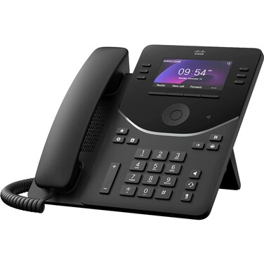 Cisco DP-9851 IP Phone - Corded - Corded - Desktop - Carbon Black - 6 x Total Line - VoIP - 3.7" LCD - 2 x Network (RJ-45) - PoE Ports