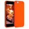 kwmobile Case Compatible with Apple iPhone 6 / 6S Case - Soft Slim Protective TPU Silicone Cover - Neon Orange
