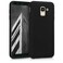 kwmobile Case Compatible with Samsung Galaxy J6 Case - Soft Slim Protective TPU Silicone Cover - Black Matte