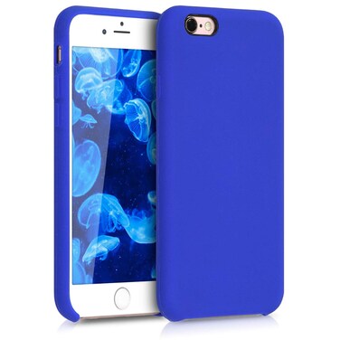 kwmobile Case Compatible with Apple iPhone 6 / 6S Case - TPU Silicone Phone Cover with Soft Finish - Baltic Blue