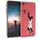 kwmobile Clear Case Compatible with Apple iPhone SE (2022) / iPhone SE (2020) / iPhone 8 / iPhone 7 - Phone Case Soft TPU Cover - Basketball Player Black/White/Transparent