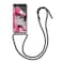 kwmobile Crossbody Case Compatible with Xiaomi Mi 9T (Pro) / Redmi K20 (Pro) Case - Clear TPU Phone Cover w/Lanyard Cord Strap - Black/Transparent
