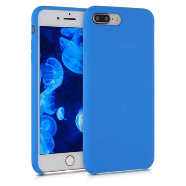 kwmobile Case Compatible with Apple iPhone 7 Plus/iPhone 8 Plus Case - TPU Silicone Phone Cover with Soft Finish - Sea Breeze