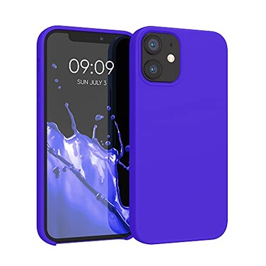 kwmobile Case Compatible with Apple iPhone 12 Mini Case - TPU Silicone Phone Cover with Soft Finish - Baltic Blue