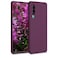 kwmobile Case Compatible with Huawei P30 Case - Soft Slim Protective TPU Silicone Cover - Bordeaux Violet