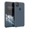 kwmobile Case Compatible with Google Pixel 4a Case - TPU Silicone Phone Cover with Soft Finish - Dark Slate