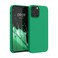 kwmobile Case Compatible with Apple iPhone 12 Pro Max Case - TPU Silicone Phone Cover with Soft Finish - Emerald Green