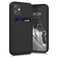 kwmobile Case Compatible with Apple iPhone 12 Mini Case - TPU Phone Cover with Credit Card Holder - Black