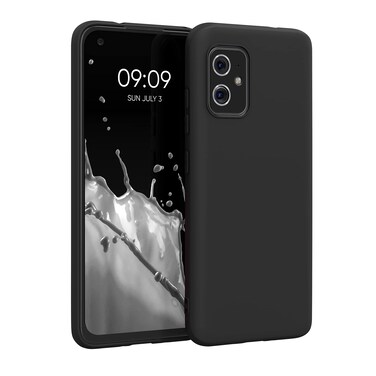 kwmobile Case Compatible with ASUS Zenfone 8 Case - Soft Slim Protective TPU Silicone Cover - Black Matte
