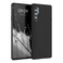 kwmobile Case Compatible with TCL 20 Pro 5G Case - Soft Slim Protective TPU Silicone Cover - Black Matte