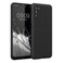 kwmobile Case Compatible with Samsung Galaxy A03s Case - Soft Slim Protective TPU Silicone Cover - Black Matte