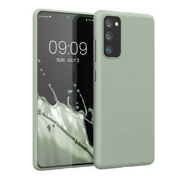 kwmobile TPU Silicone Case for Samsung Galaxy S20 FE - Gray Green