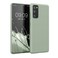 kwmobile TPU Silicone Case for Samsung Galaxy S20 FE - Gray Green