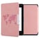kwmobile Cover Compatible with Amazon Kindle Paperwhite (10. Gen - 2018) Cover - eReader Case - Travel Outline Dusty Pink
