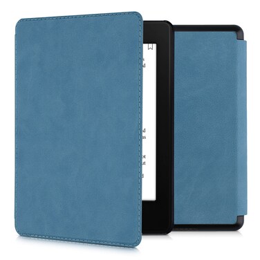 kwmobile Case Compatible with Amazon Kindle Paperwhite 11. Generation 2021 Case - Cover for eReader with Magnetic Closure - Petrol
