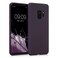 kwmobile Case Compatible with Samsung Galaxy S9 Case - Soft Slim Metallic TPU Silicone Cover - Metallic Berry