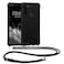 kwmobile Crossbody Case Compatible with Xiaomi Redmi Note 8 (2019/2021) Case - TPU Silicone Cover with Strap - Black