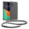 kwmobile Crossbody Case Compatible with Samsung Galaxy Xcover Pro Case - Clear TPU Phone Cover w/Lanyard Cord Strap - Transparent