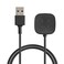 kwmobile USB Cable Charger Compatible with Fitbit Versa 4 / Sense 2 / Versa 3 / Sense Cable - Charging Chord for Smart Watch - Black