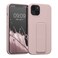 kwmobile Case Compatible with Apple iPhone 13 - Case with Hand Strap and Stand Soft TPU Silicone Coating - Dusty Pink