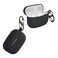 kwmobile Case Compatible with Honor Earbuds 3 Pro Case - Silicone Cover Holder for Earbuds - Black