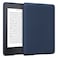 kwmobile Case Compatible with Amazon Kindle Paperwhite - TPU e-Reader Back Cover - (for 2017 and Older) Dark Blue