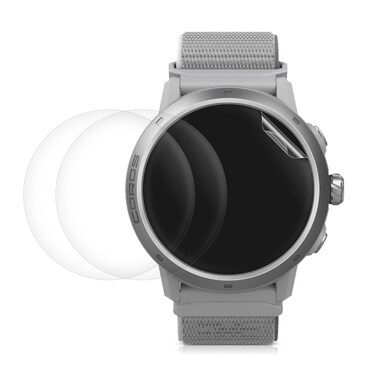 kwmobile Screen Protectors Compatible with COROS APEX 2 Pro - Set of 3X Clear TPU Films - Transparent