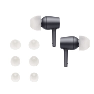 kwmobile 6X Replacement Ear Tips Compatible with Sony MDR-EX750BT / WI-1000X / WI-H700 / WI-C200 - Silicone Tips for Earphones - White