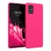 kwmobile Case Compatible with Samsung Galaxy A51 Case - Soft Slim Protective TPU Silicone Cover - Neon Pink