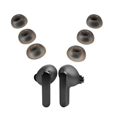 kwmobile 6X Replacement Ear Tips Compatible with JBL Live Pro 2 TWS - Set of Silicone Eartips for Earbuds Headphones