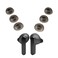 kwmobile 6X Replacement Ear Tips Compatible with JBL Live Pro 2 TWS - Set of Silicone Eartips for Earbuds Headphones