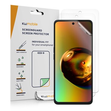 kwmobile Screen Protectors Compatible with OnePlus Nord CE 3 Lite 5G / Nord N30 5G Screen Protector - 3X Ultra-Clear Transparent Phone Films