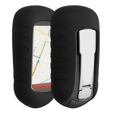 kwmobile Case Compatible with Garmin Oregon 450 / Oregon 400 / Oregon 300 - GPS Handset Navigation System Soft Silicone Skin Protective Cover - Black
