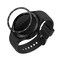 kwmobile Protective Bezel Ring Compatible with Samsung Galaxy Watch 6 Classic 47mm - Aluminum Ring for Smart Watches - Black/White