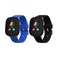 kwmobile Watch Strap Set Compatible with Xplora X6 Play - 2X TPU Silicone Fitness Tracker Sports Band - Size Small (S)