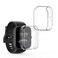 kwmobile Case Compatible with Huami Amazfit Bip 3 / Bip 3 Pro Case - 2X TPU Silicone Fitness Tracker Cover - Transparent